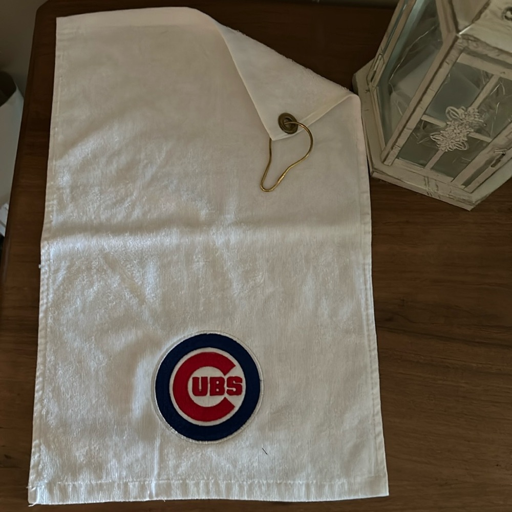 Chicago cubs golf towel